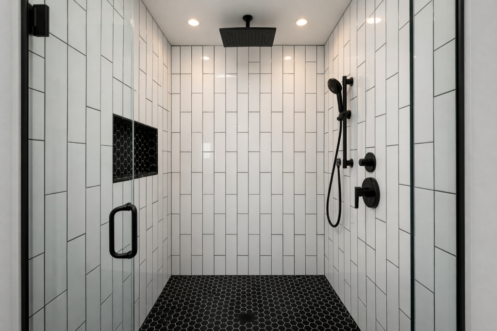 custom tile shower installation richland chambers lake tx finished