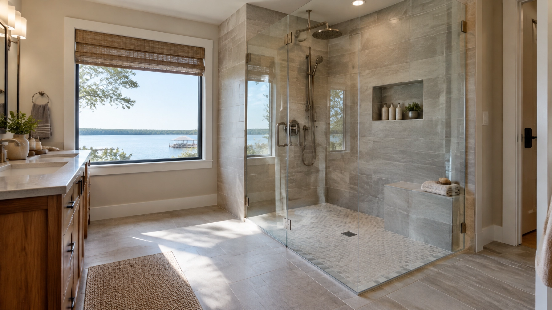 Apex Custom Floors: Mid-day Design & Tile Guide for Custom Tile Showers in Gun Barrel City Lake Homes 7xi95eqart