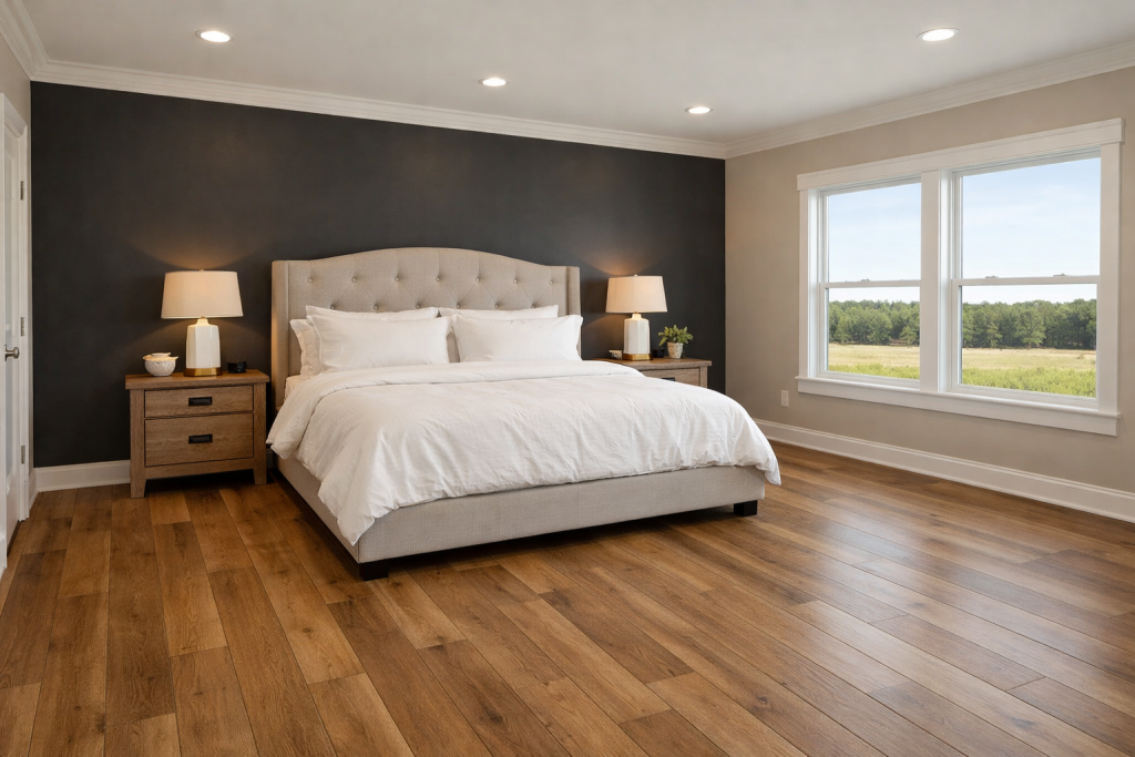 Apex Custom Floors: Mid-day Design & Tile Guide for Waterproof Flooring in Texas Lake Homes lvp flooring installation cedar creek lake tx finished 1024x683